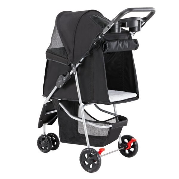 Foldable Pet Stroller for Cats and Small Dogs