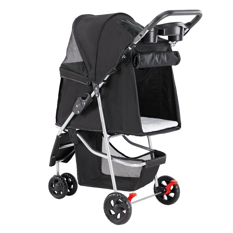 Foldable Pet Stroller for Cats and Small Dogs