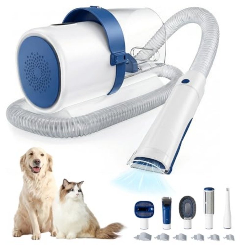Vacuum Pet Grooming Kit with 2.5L Hair Cup