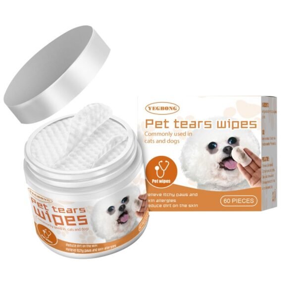 Gentle Tear Stain & Eye Wipes for Dogs and Cats